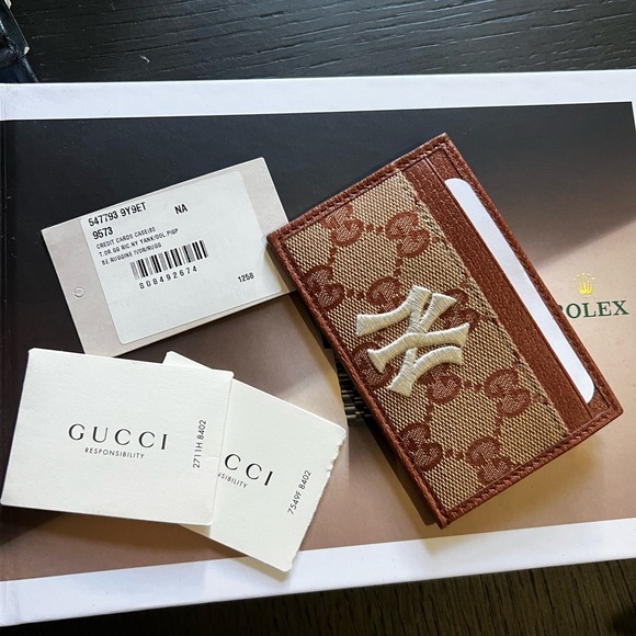 Gucci GG cardholder Yankee patch - Picture 2 of 4